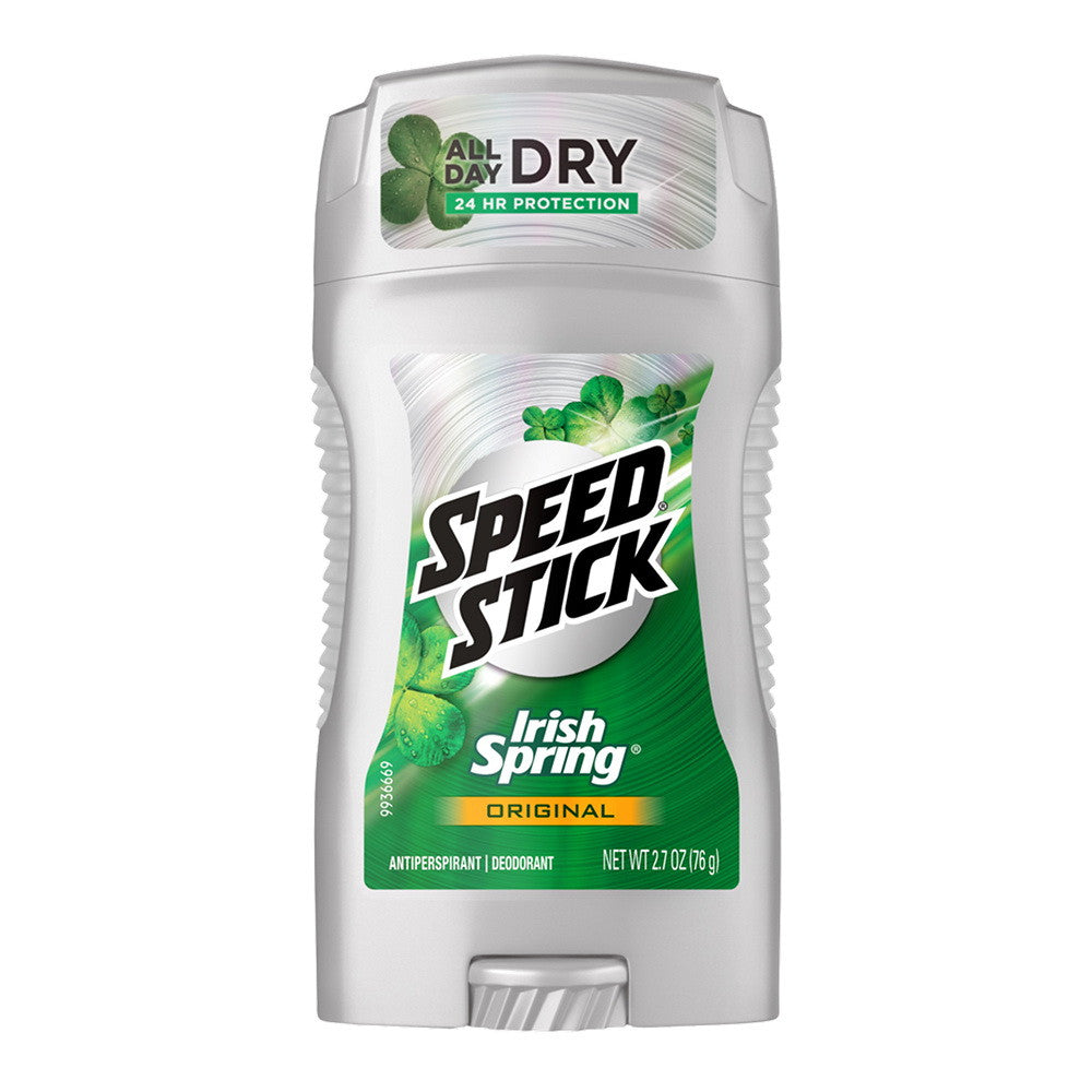 Mennen Speed Stick Antiperspirant Deodorants Irish Spring, Original, 2.7 Oz